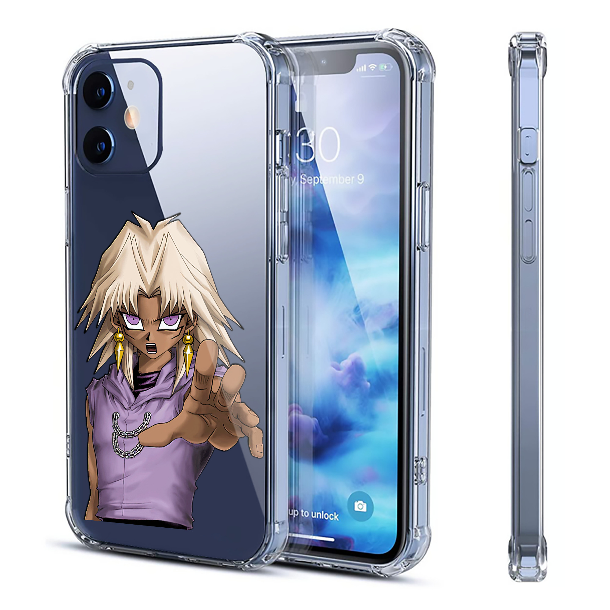（画像用） 遊☆戯☆王 Yu-Gi-Oh! 【iPhone 12シリーズ対応】透明スマホケース（クリアソフトケース）